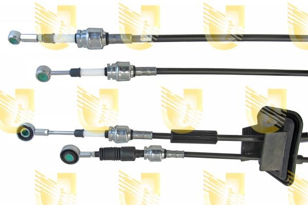 UNIGOM 492010 Cable, manual transmission PANDA 1.3 JTD Multijet 4x4 (169AXG1A, 169AXG2A) 75 PS Diesel