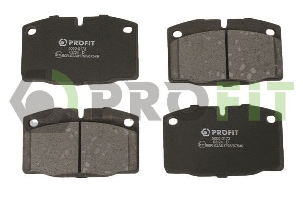 PROFIT Brake pad set Article number: 5000-0173 cheaply