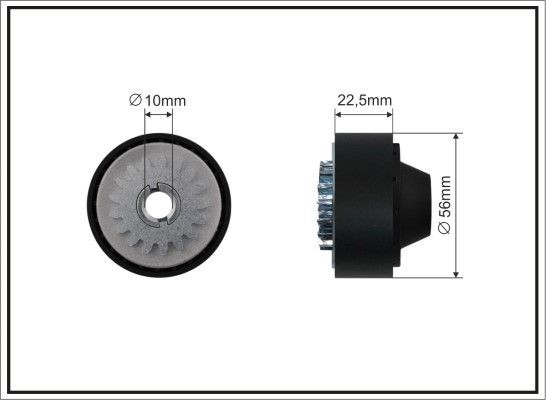 CAFFARO Tensioner pulley Article number: 500032 cheaply