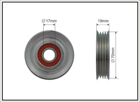 CAFFARO Tensioner pulley Article number: 500191 cheaply