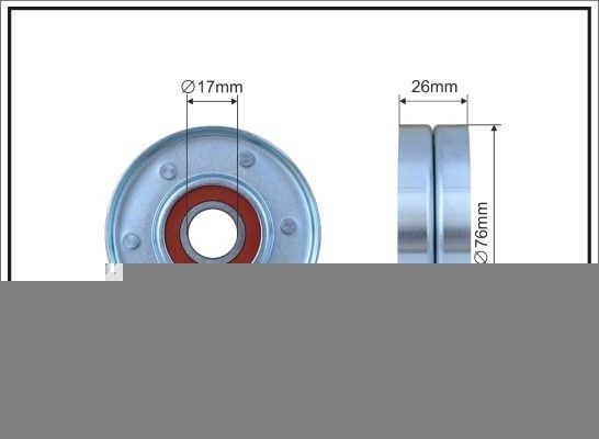 CAFFARO Tensioner pulley Article number: 500290 cheaply
