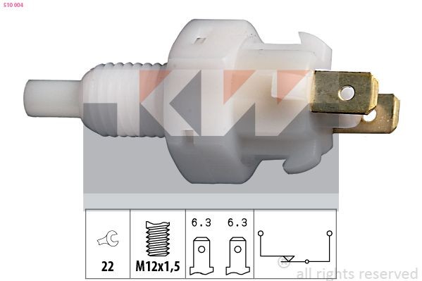 KW Brake Light Switch Article number: 510 004 cheaply