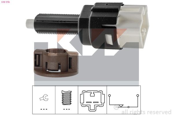 KW Brake Light Switch Article number: 510 178 cheaply