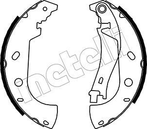 METELLI Brake Shoe Set Article number: 53-0075 cheaply