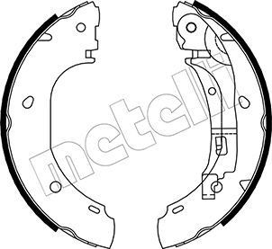 METELLI Brake Shoe Set Article number: 53-0082 cheaply