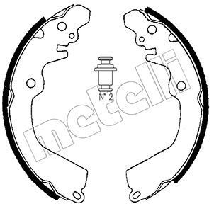 METELLI Brake Shoe Set Article number: 53-0257 cheaply