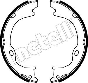 METELLI Handbrake shoes Article number: 53-0363 cheaply