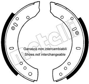 METELLI Brake Shoe Set Article number: 53-0366 cheaply