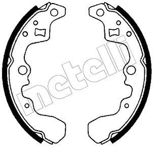 METELLI Brake Shoe Set Article number: 53-0391 cheaply