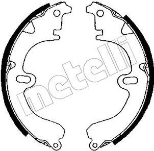 METELLI Brake Shoe Set Article number: 53-0417 cheaply