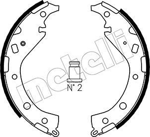 METELLI Brake Shoe Set Article number: 53-0437 cheaply