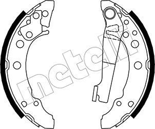 METELLI Brake Shoe Set Article number: 53-0465 cheaply