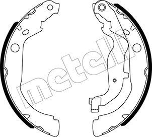 METELLI Brake Shoe Set Article number: 53-0535 cheaply