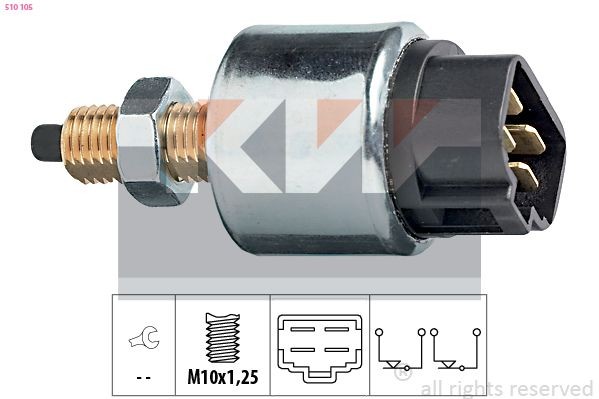 KW 540 088 Temperature Switch, coolant warning lamp XANTIA 1.6 i SX 88 PS Petrol 2003