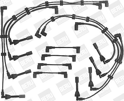 BERU Ignition Cable Kit Article number: ZEF586 cheaply