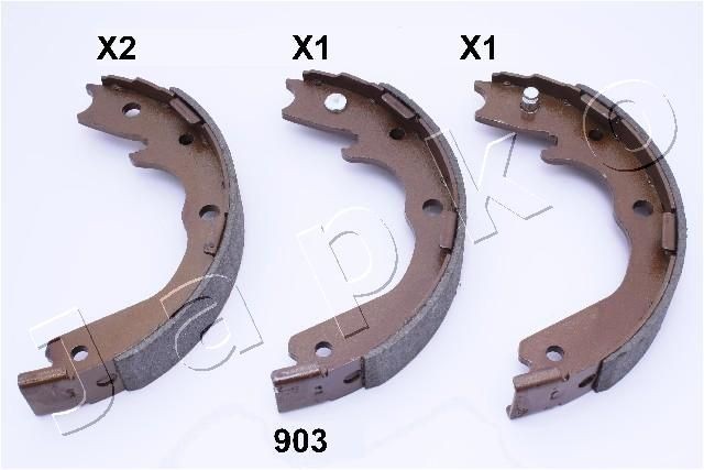 JAPKO Handbrake shoes Article number: 55903 cheaply
