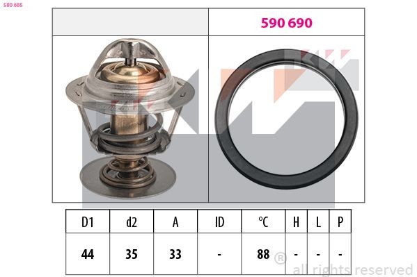 KW Thermostat Article number: 580 685 cheaply