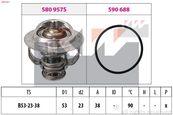 KW Thermostat Article number: 580 957 cheaply
