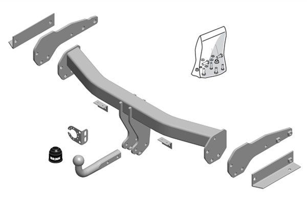 BRINK Trailer Hitch Article number: 582900 cheaply