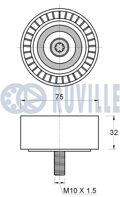 RUVILLE Generator friløbskobling Varenummer: 58459 billige