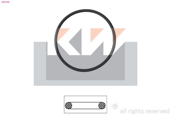 KW Gasket, thermostat Article number: 590 550 cheaply