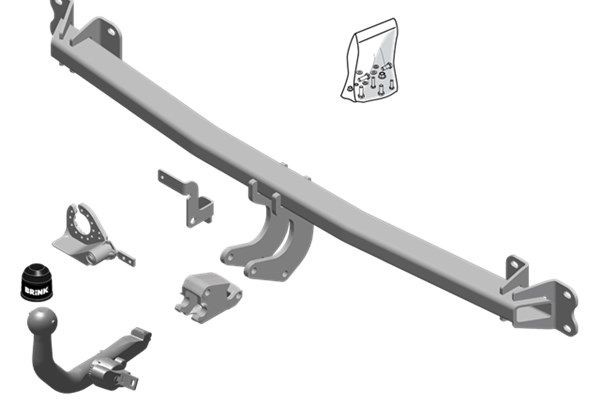 BRINK Trailer Hitch Article number: 597800 cheaply