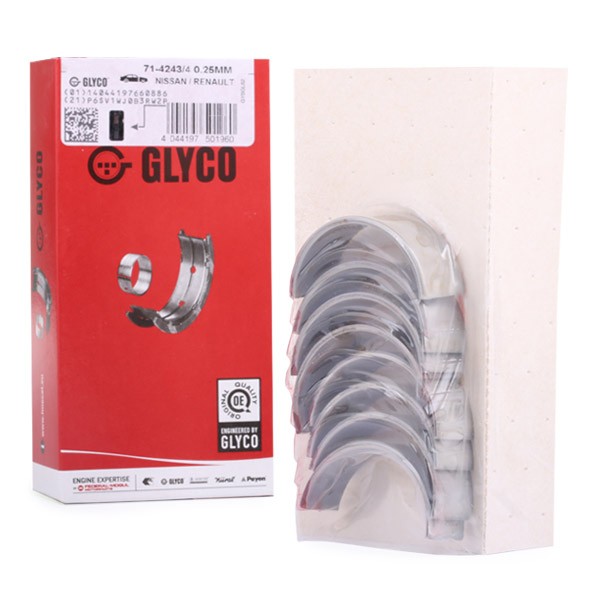 GLYCO Big End Bearings Article number: 71-4243/4 0.25mm cheaply