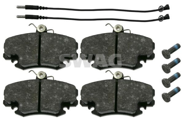 SWAG Brake pad set Article number: 60 91 6191 cheaply