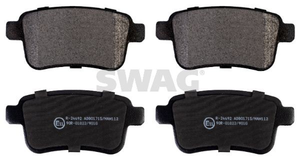 SWAG Brake pad set Article number: 60 91 6897 cheaply