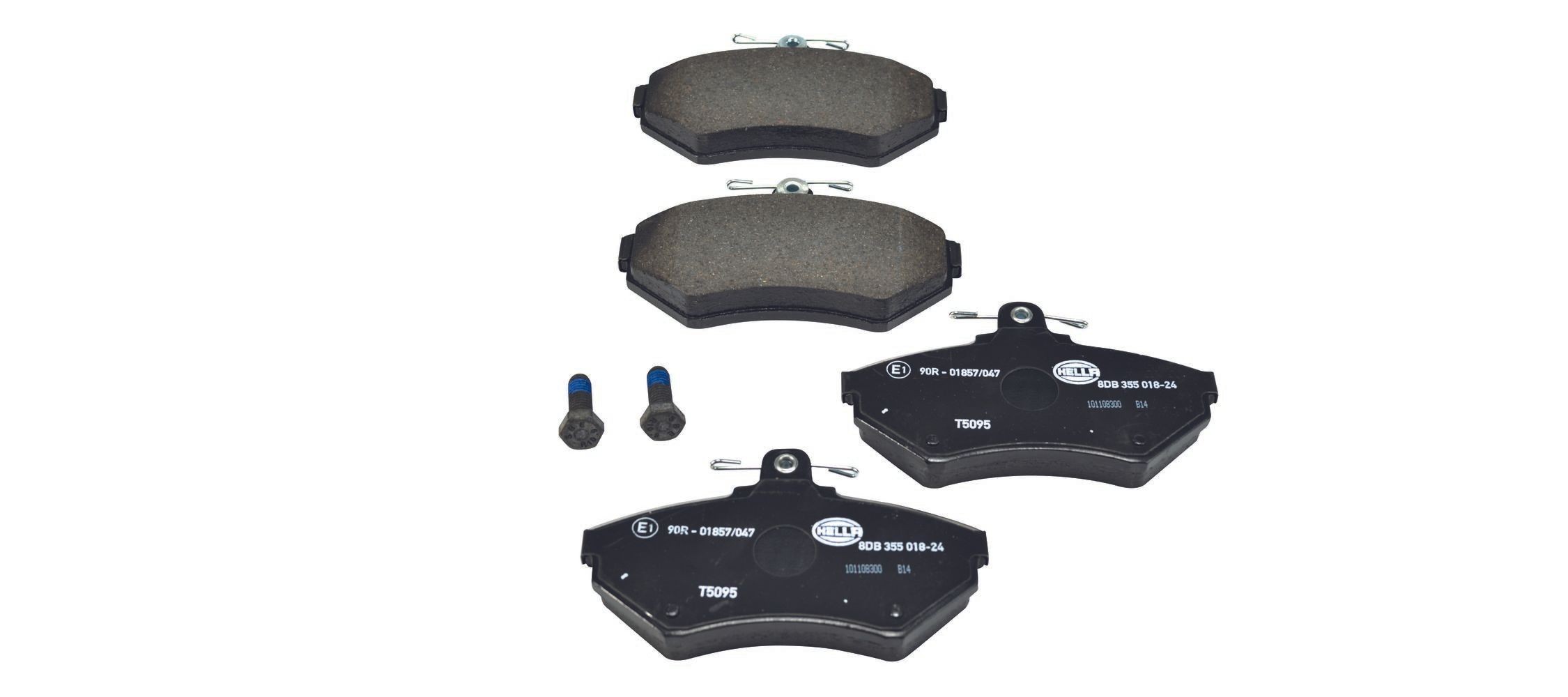 HELLA Brake pad set Article number: 8DB 355 018-241 cheaply