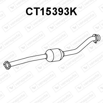 VENEPORTE Catalytic converter Article number: CT15393K cheaply