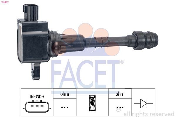 FACET HT.0774 Remkomplekts, Aizdedzes sadalītājs BLUEBIRD 1.8 Turbo 135 HP Benzīns 1990