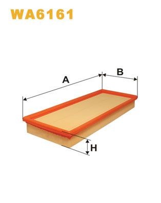 WIX FILTERS Air filter Article number: WA6161 cheaply