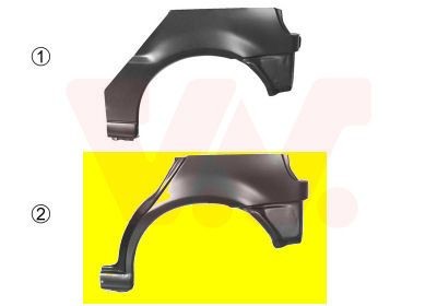 VAN WEZEL Sidewall Article number: 5824147 cheaply