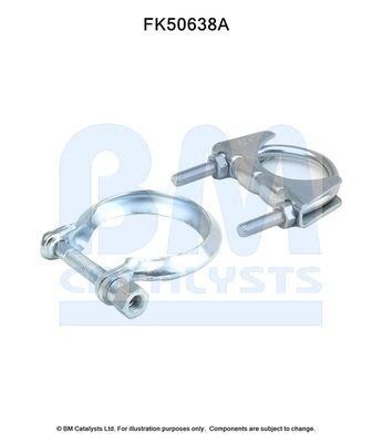 BM CATALYSTS Mounting Kit, exhaust pipe Article number: FK50638 cheaply