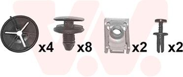 VAN WEZEL Mounting Kit, bumper Article number: 4014793 cheaply