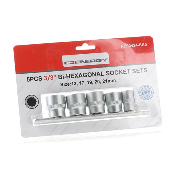 ENERGY Socket set Article number: NE00424-SK5 cheaply