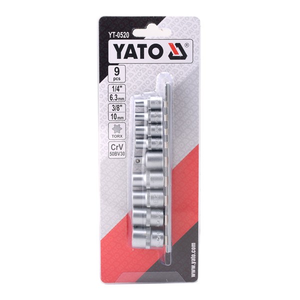 YATO Socket set Article number: YT-0520 cheaply