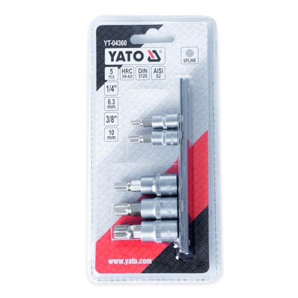 YATO Socket set Article number: YT-04360 cheaply