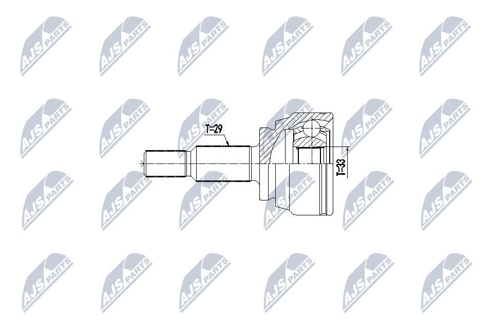 NTY Joint kit, drive shaft Article number: NPZ-RE-056 cheaply