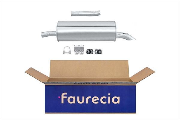 HELLA Rear silencer Article number: 8LD 366 027-851 cheaply
