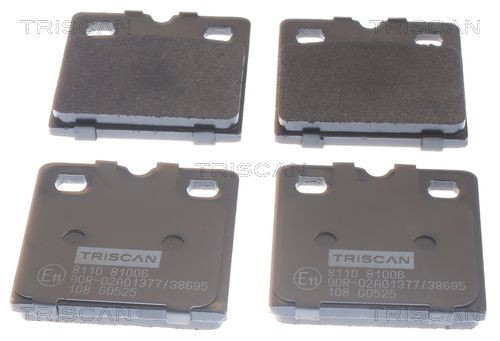 TRISCAN Brake Pad Set, disc parking brake Article number: 8110 81006 cheaply