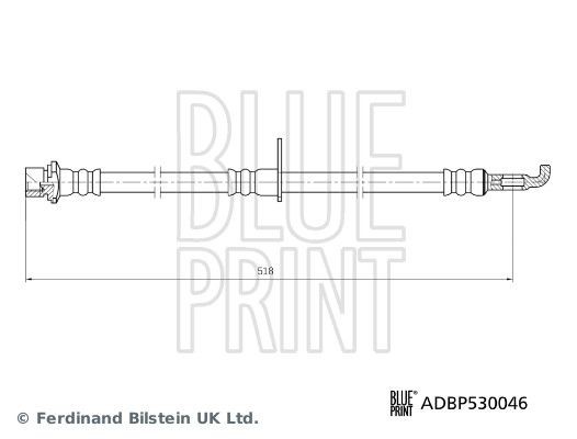 BLUE PRINT Pidurivoolik Artikli number: ADBP530046 soodsalt