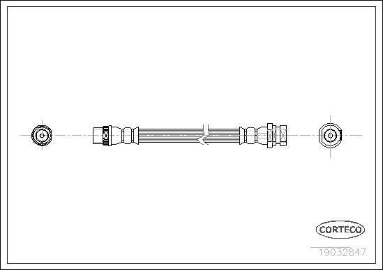 CORTECO Brake hose Article number: 19032847 cheaply