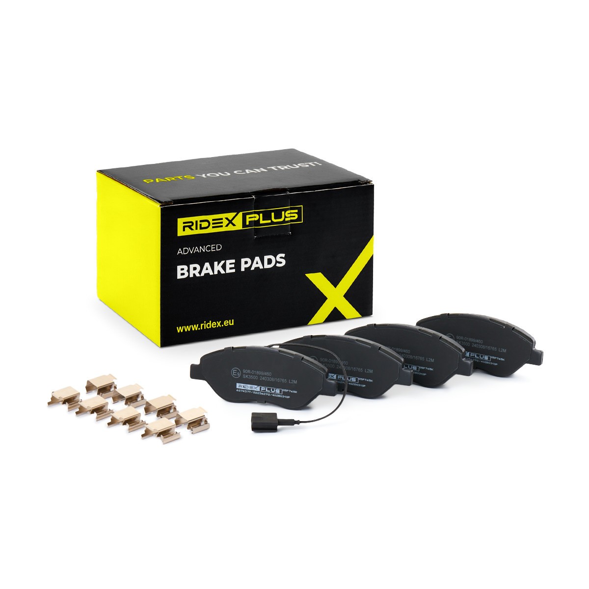 RIDEX PLUS Brake pad set Article number: 402B0310P cheaply