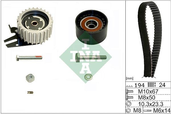 INA Timing belt kit Article number: 530 0561 10 cheaply