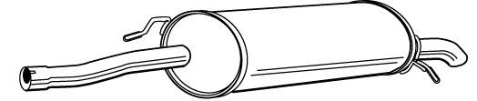 VEGAZ Rear silencer Article number: CS-220 cheaply