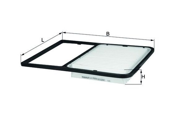 MAHLE ORIGINAL Air filter Article number: LX 2029 cheaply