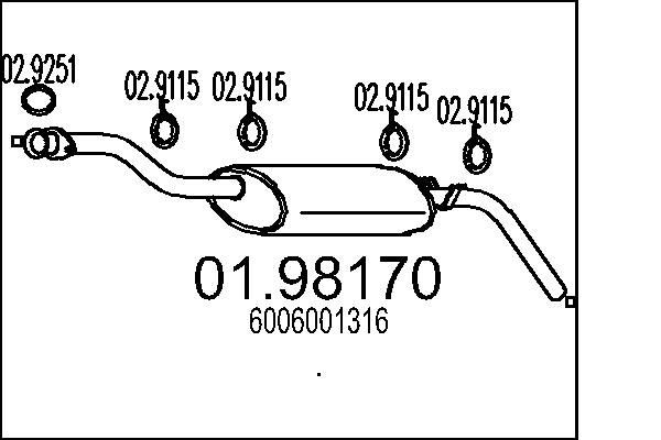 MTS Lõppsummuti Artikli number: 01.98170 soodsalt