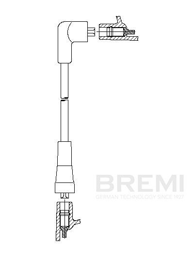 BREMI Ignition lead Article number: 463/45 cheaply